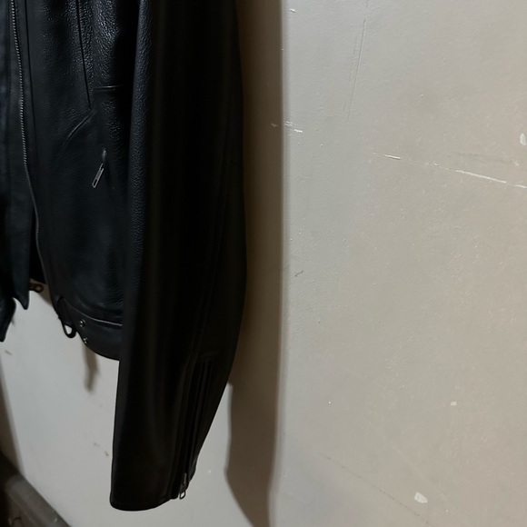 Harley Davidson leather riding jacket women’s medium with rose motif - Picture 6 of 11